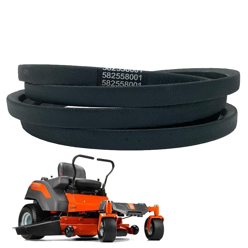 CTPOWER Replaces Husqvarna 582558001 Deck Belt Replacement - Belt Length 147.5" - 48 Inch Zero-Turn Mower Aramid Cord Husqvarna Lawn Mower Deck Belt for Z 248F, RedMax RZT48, Jonsered Z48F - Image 1